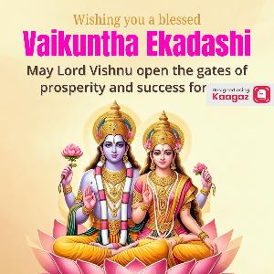 Vaikuntha Ekadashi Posters creative